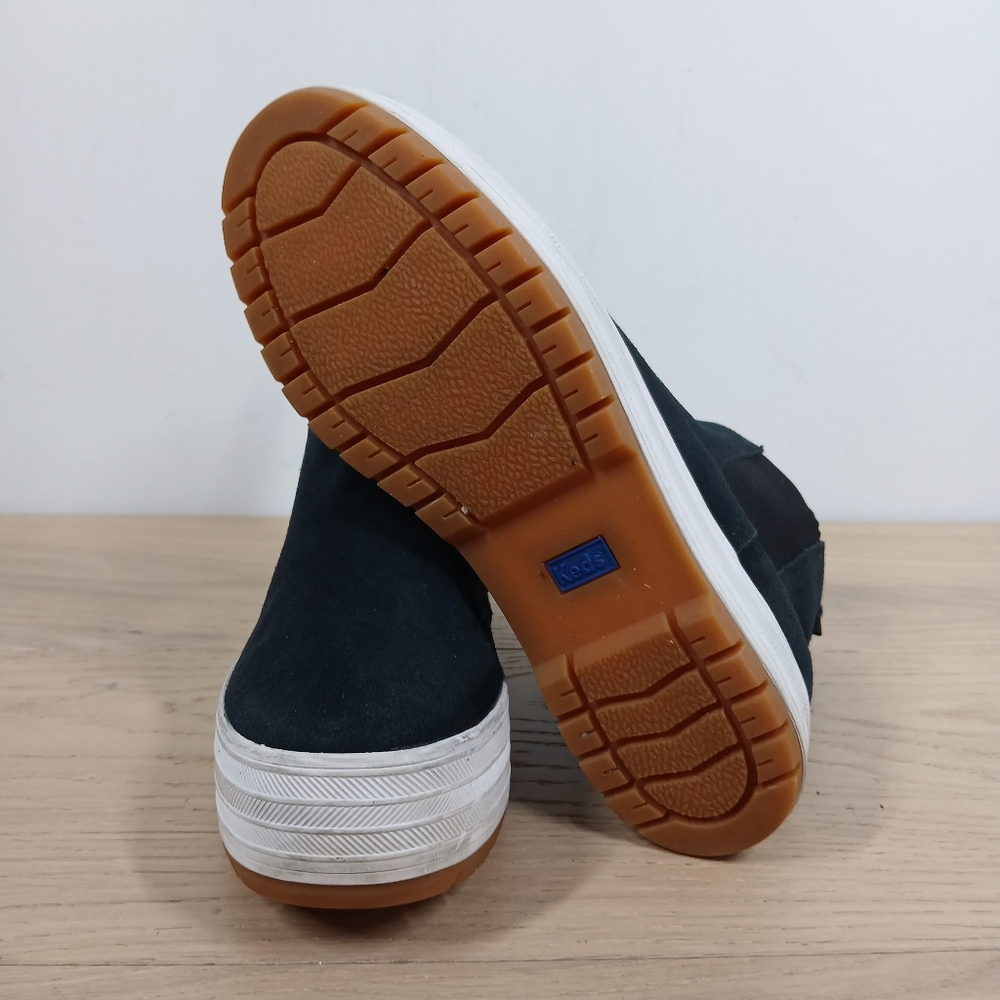 Keds Black Leather Triple Up Platform Chelsea Boots 1574 - Picture 8 of 11
